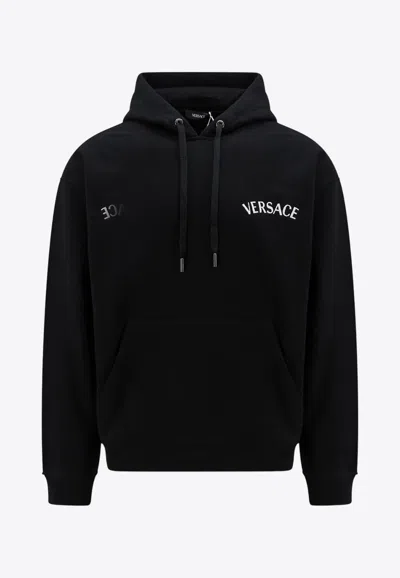 VERSACE LOGO MILANO STAMP HOODIE 