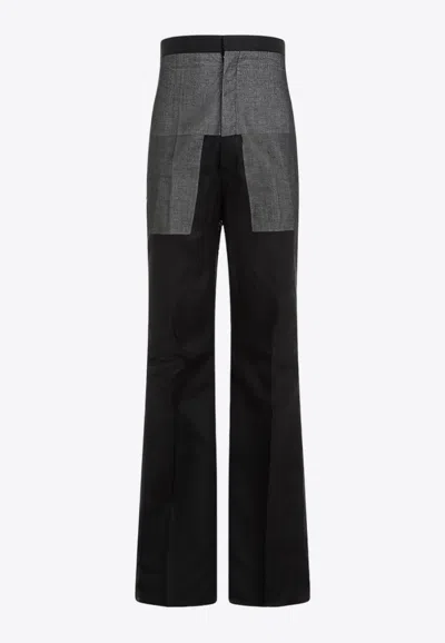 Rick Owens Dirt Bolan High-waist Trousers In Black
