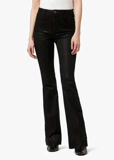 Joe's Jeans Hi-rise Honey Coated Bootcut Jean In Black In Black