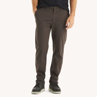 Nautica Mens Classic Fit Deck Pant In Grey