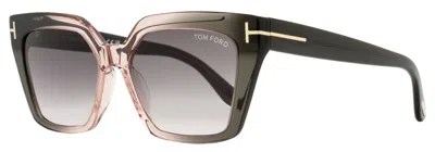 Tom Ford Women's Winona Sunglasses Tf1030 20g Gray-rose 53mm In Multi