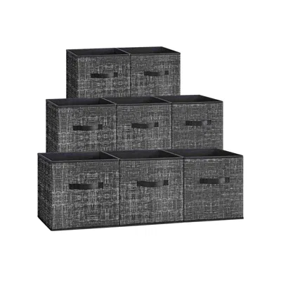 Breebe Set Of 8 Storage Cubes S Ink Black