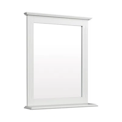 Hivvago Wall-mounted Multipurpose Vanity Mirror With Shelf-white