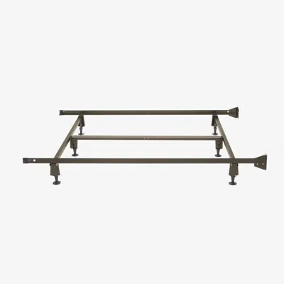 Quikfurn Twin/twin Xl Steel Metal Bed Frame With Bolt-on Headboard Brackets