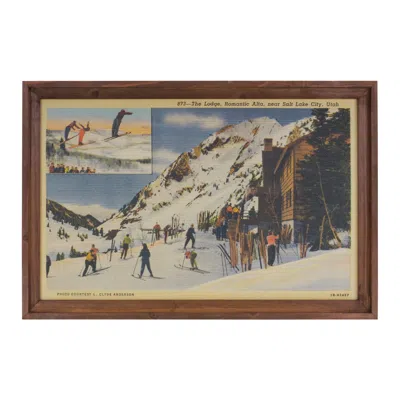 Houzbling The Lodge Frame 23.5"l X 15.75"h Mdf/wood