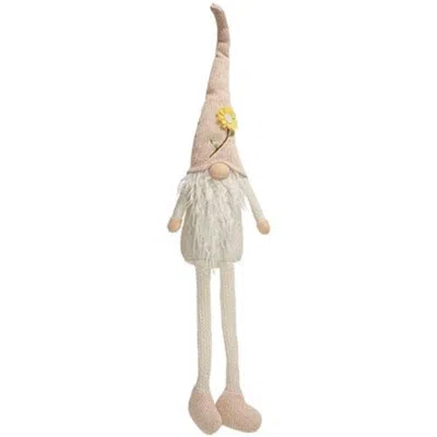 Homegifo Spring Floral Gnome W/dangle Legs