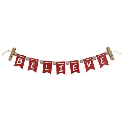 Homegifo Believe Mini Clip Banner
