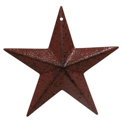Homegifo Burgundy Barn Star 3.5"