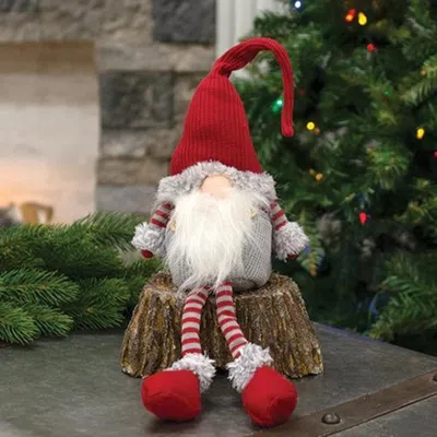 Homegifo Dangle Leg Plush Mr. Or Mrs. Santa Gnome 2 Asstd.