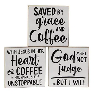 Homegifo God Might Not Judge Square Block 3 Asstd.