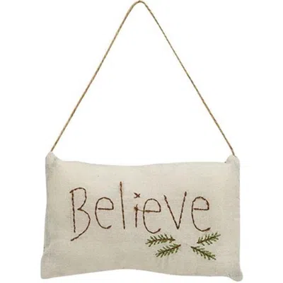 Homegifo *believe Pillow Ornament