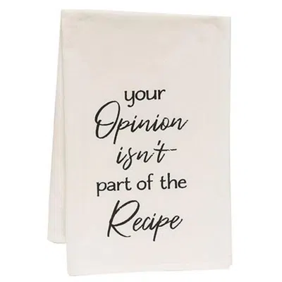 Homegifo *your Opinion Dish Towel
