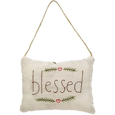Homegifo Blessed Pillow Ornament