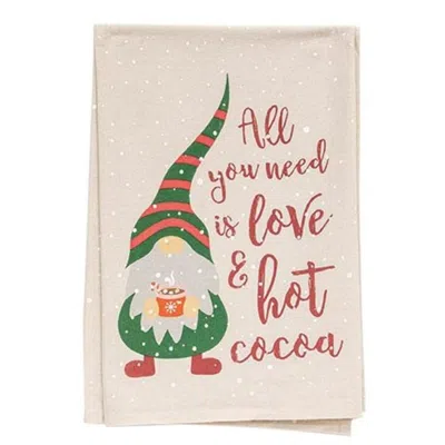 Homegifo *all You Need Is Love & Hot Cocoa Dish Towel