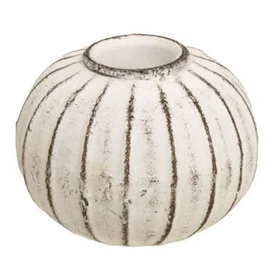 Homegifo Shabby Chic Round Taper Holder