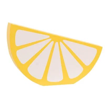 Homegifo Chunky Wooden Lemon Slice Sitter