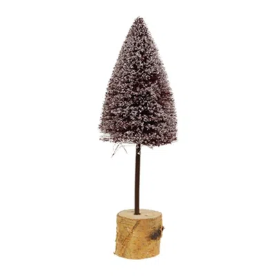 Homegifo *medium Red Spice Drop Bottle Brush Tree
