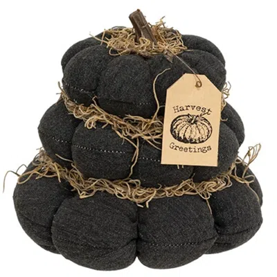 Homegifo Harvest Greetings Stuffed Pumpkin Stack