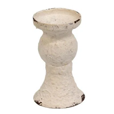 Homegifo Vintage Plastered Taper Holder