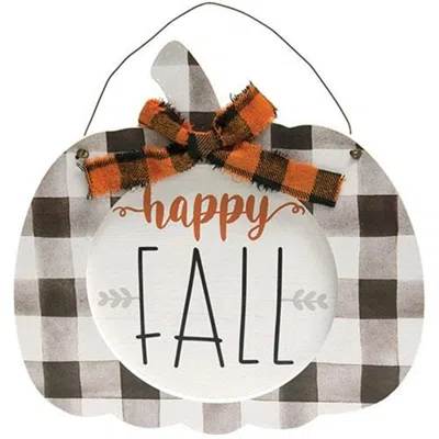Homegifo *hello Pumpkin Hanging Buffalo Check Pumpkin