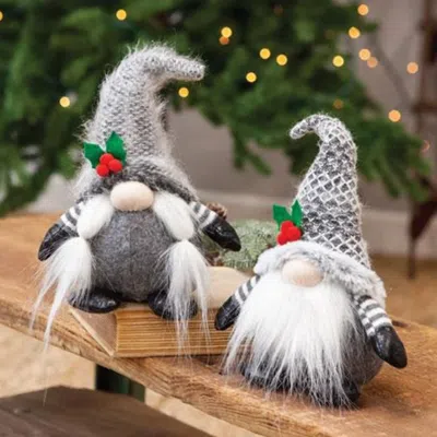 Homegifo Sitting Mr Or Mrs Santa Gnome 2 Asstd.