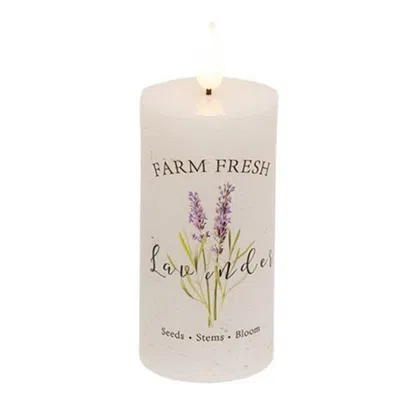 Homegifo Farm Fresh Lavender Led Votive 2"x4"