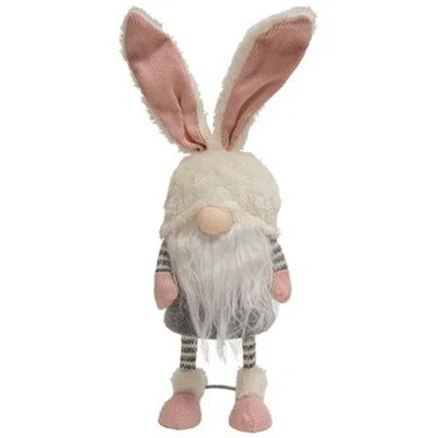 Homegifo *striped Bunny Wobble Gnome W/long Legs
