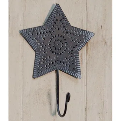 Homegifo Punched Metal Star Hook