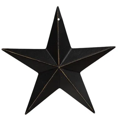 Homegifo Antique Black Barn Star 5.5"
