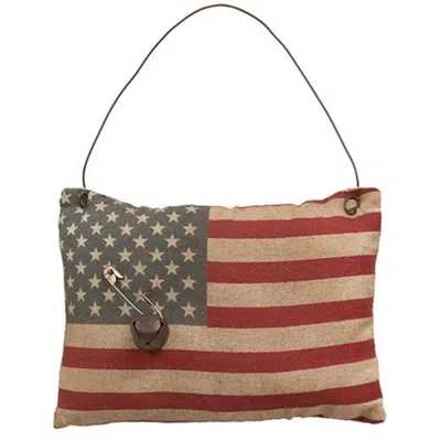 Homegifo Primitive Flag Pillow Ornament
