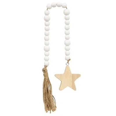 Homegifo *wood Star Beaded Tassel