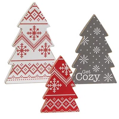 Homegifo 3/set Get Cozy Sweater Christmas Tree Sitters