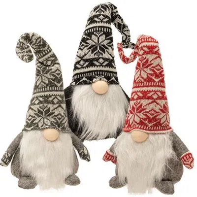 Homegifo Large Sitting Santa Gnome 3 Asstd.