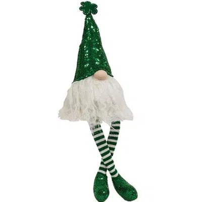Homegifo *st. Patrick's Day Sequin Dangle Leg Gnome