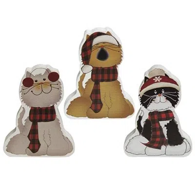 Homegifo Chunky Christmas Kitty 3 Asstd.