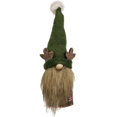 Homegifo *green Reindeer Gnome Felted Sitter
