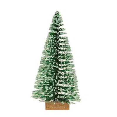 Homegifo *frosty Bottle Brush Tree 4"