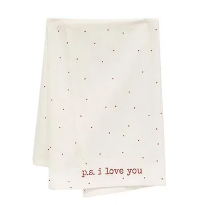 Homegifo *ps I Love You Dish Towel