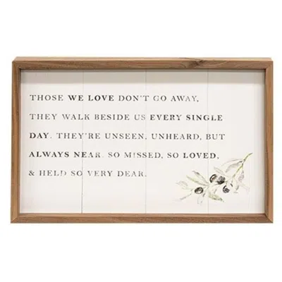 Homegifo Those We Love Don't Go Away Framed Print 16x10