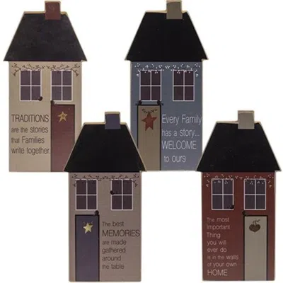 Homegifo *family Traditions Chunky House 4 Asstd.