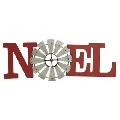 Homegifo *noel Windmill Metal Plaque
