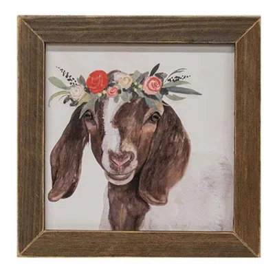 Homegifo Garden Goat Framed Print