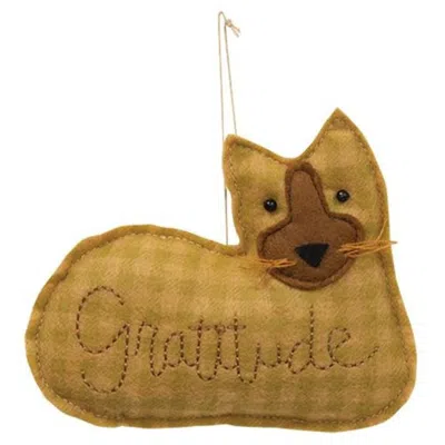 Homegifo *gratitude Cat Ornament