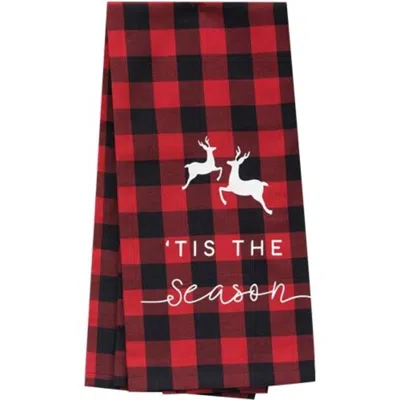 Homegifo Red Buffalo Check Tis The Season Towel