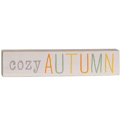 Homegifo *cozy Autumn Multi Color Wood Block