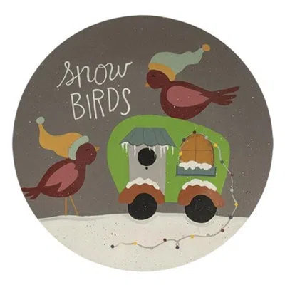 Homegifo *snow Birds Camper Plate