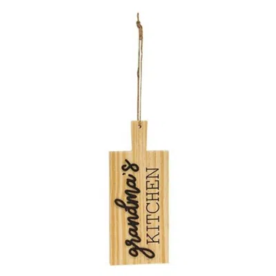 Homegifo *grandma's Kitchen Natural Cutting Board Ornament