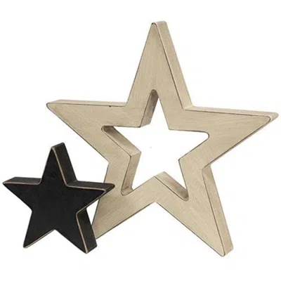 Homegifo 2/set Black & White Cutout Stars