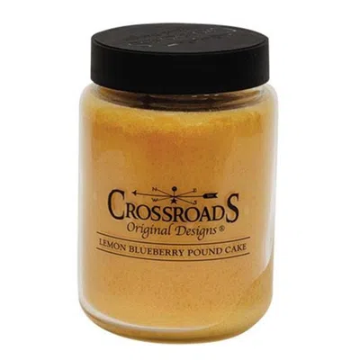 Homegifo Lemon Blueberry Pound Cake Jar Candle 26oz