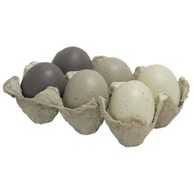 Homegifo Farmhouse Colors Resin Egg 3 Asstd.